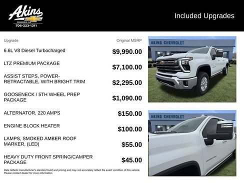 Used 2025 Chevrolet Silverado 3500 LTZ w/ LTZ Premium Package AWD/4WD image 5