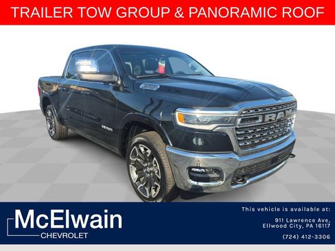 Used 2025 RAM 1500 Limited w/ Trailer Tow Group AWD/4WD image 1