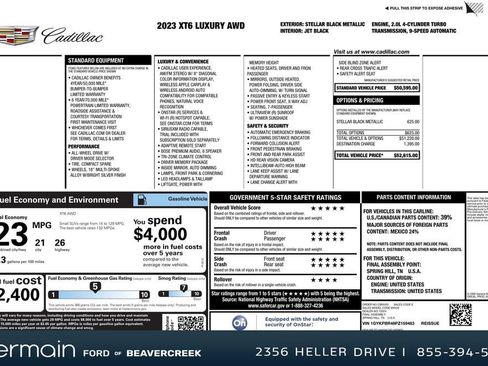 Used 2023 Cadillac XT6 Luxury image 29