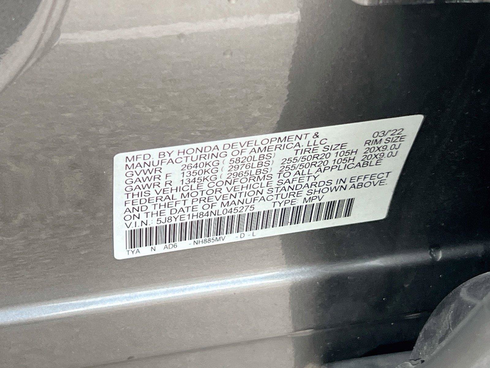 Used 2022 Acura MDX w/ Advance Package AWD/4WD image 24