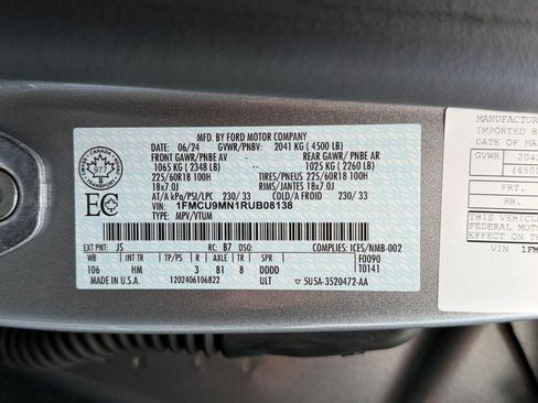 Used 2024 Ford Escape ST-Line AWD/4WD image 36