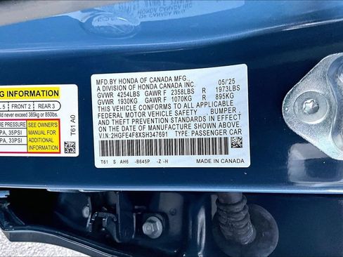 Used 2025 Honda Civic Sport image 16