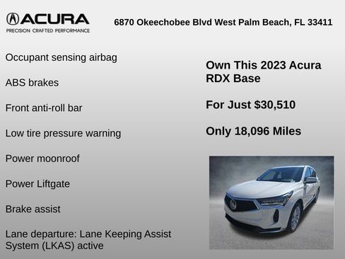 Used 2023 Acura RDX FWD image 24