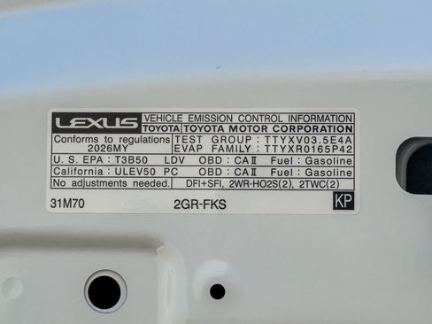 New 2026 Lexus IS 350 F Sport w/ Accessory Package Z1 RWD image 29