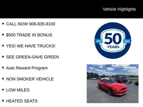 Used 2016 Ford Mustang GT Premium w/ Equipment Group 401A RWD image 5