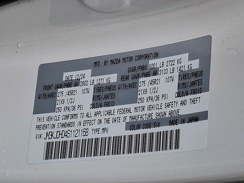 Certified 2025 MAZDA CX-70 3.3 Turbo w/ Premium Package image 26