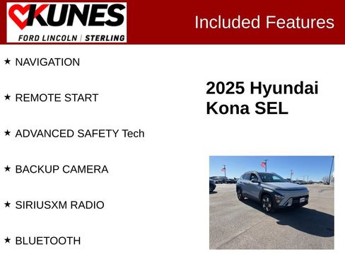 Used 2025 Hyundai Kona SEL image 2