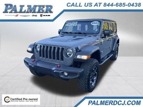 Certified 2023 Jeep Wrangler Unlimited Rubicon w/ Cold Weather Group image 1