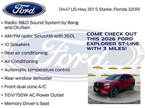New 2026 Ford Explorer ST-Line RWD image 25