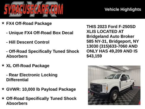Used 2023 Ford F250 XL w/ XL Off-Road Package AWD/4WD image 5