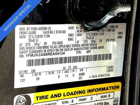 Used 2024 Ford Expedition Max Limited AWD/4WD image 34