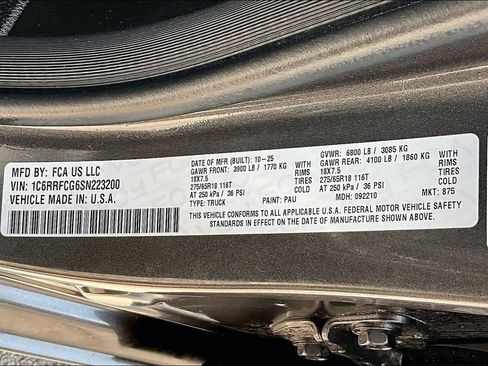 Used 2025 RAM 1500 Tradesman AWD/4WD image 17