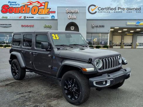 Certified 2025 Jeep Wrangler Unlimited Sahara w/ Safety Group image 1