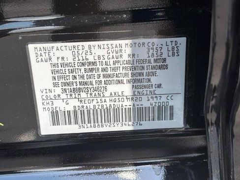 Certified 2025 Nissan Sentra S FWD image 19