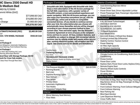 Used 2020 GMC Sierra 2500 Denali w/ Denali Ultimate Package AWD/4WD image 15