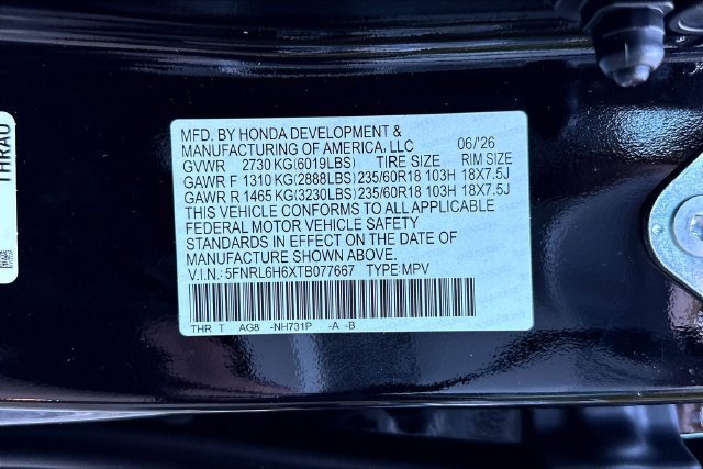 New 2026 Honda Odyssey EX-L image 8