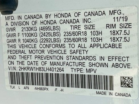 Certified 2020 Honda CR-V EX-L image 29