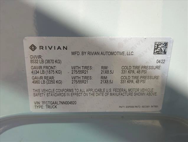 Used 2022 Rivian R1T Launch Edition AWD/4WD image 27