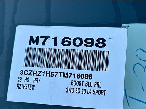 Certified 2026 Honda HR-V Sport image 24