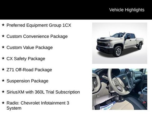 Used 2026 Chevrolet Silverado 2500 Custom w/ Custom Value Package AWD/4WD image 8