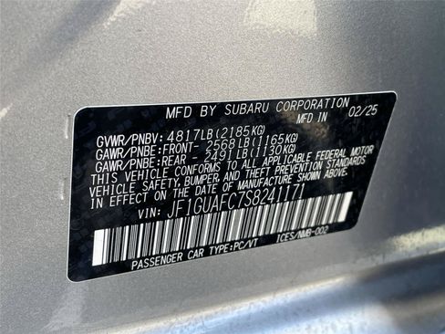 Certified 2025 Subaru Impreza 2.0i Sport AWD/4WD image 33