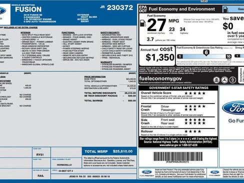 Used 2018 Ford Fusion SE w/ Fusion SE Technology Package FWD image 6