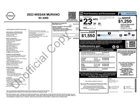 Used 2023 Nissan Murano SV image 13