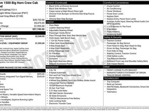Used 2023 RAM 1500 Big Horn w/ Trailer Tow Group image 12