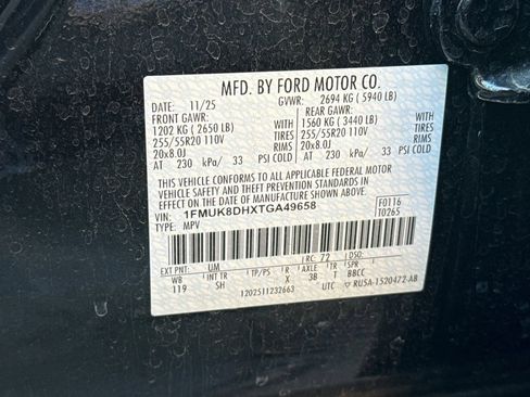 Used 2026 Ford Explorer Active w/ Active Comfort Package AWD/4WD image 30