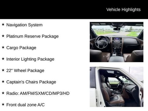 Used 2020 Nissan Armada Platinum w/ Platinum Reserve Package AWD/4WD image 12