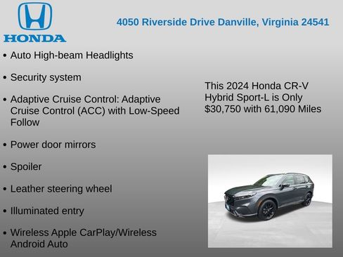 Used 2024 Honda CR-V Sport-L image 27