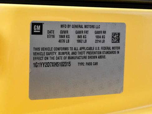 Used 2017 Chevrolet Corvette Grand Sport image 62