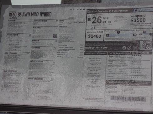 New 2026 Volvo XC60 B5 Ultra w/ Protection Package Premier image 18