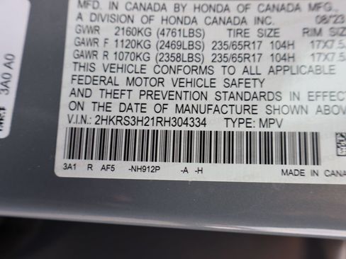 Certified 2024 Honda CR-V LX image 32
