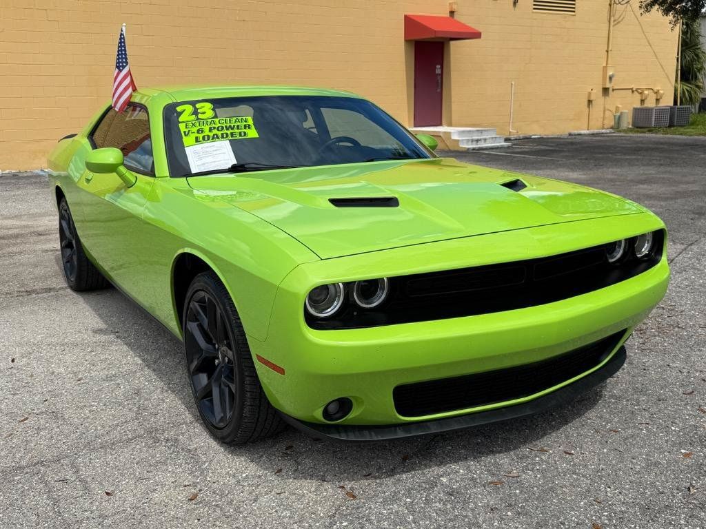 Used 2023 Dodge Challenger SXT w/ Blacktop Package RWD image 1