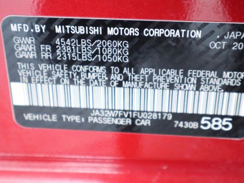 Used 2015 Mitsubishi Lancer Evolution Final Edition AWD/4WD image 50