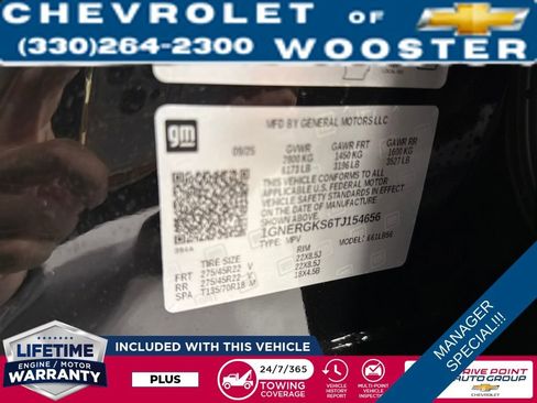 New 2026 Chevrolet Traverse LT image 38