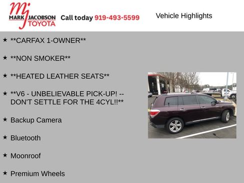 Used 2012 Toyota Highlander Limited image 5