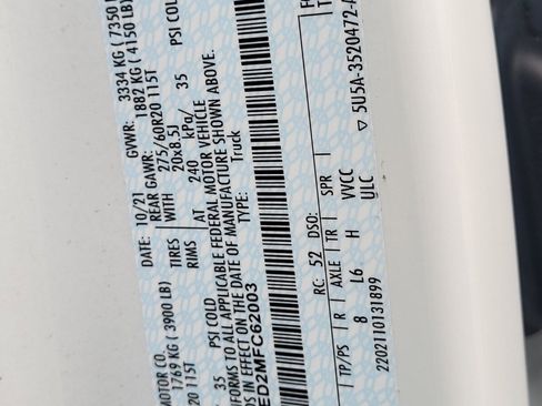 Used 2021 Ford F150 Platinum w/ Equipment Group 701A High image 35