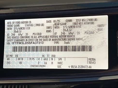 Used 2025 Ford F150 XLT w/ Equipment Group 302A MID AWD/4WD image 25