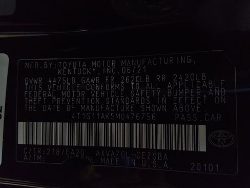Used 2021 Toyota Camry SE FWD image 33