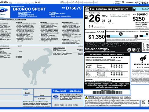 Used 2022 Ford Bronco Sport Big Bend AWD/4WD image 13