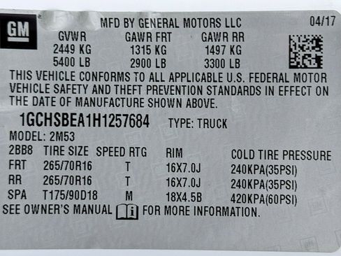 Used 2017 Chevrolet Colorado W/T w/ WT Convenience Package RWD image 38
