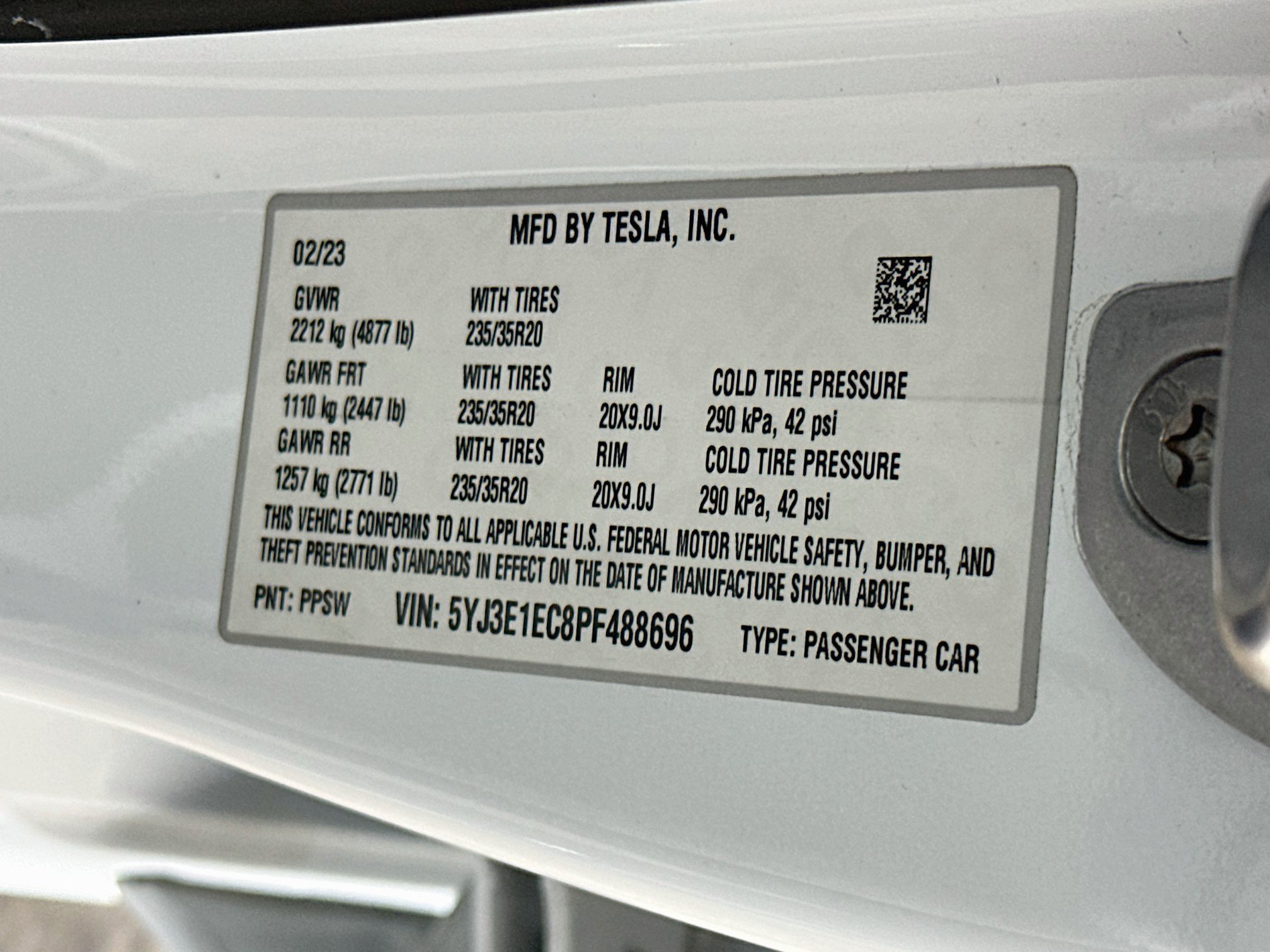 Used 2023 Tesla Model 3 Performance AWD/4WD image 12