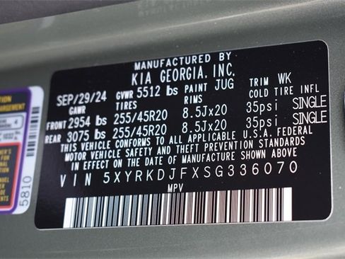 Certified 2025 Kia Sorento SX image 14