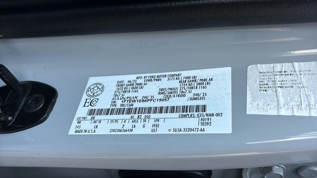 Used 2023 Ford F150 Tremor w/ 360 Degree Camera Package AWD/4WD image 34