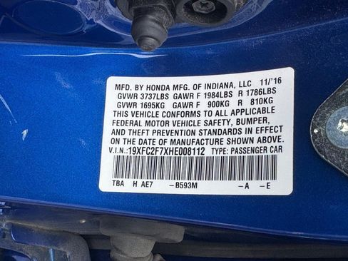 Used 2017 Honda Civic EX image 24