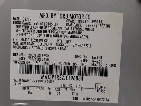 Used 2018 Ford EcoSport S FWD image 33