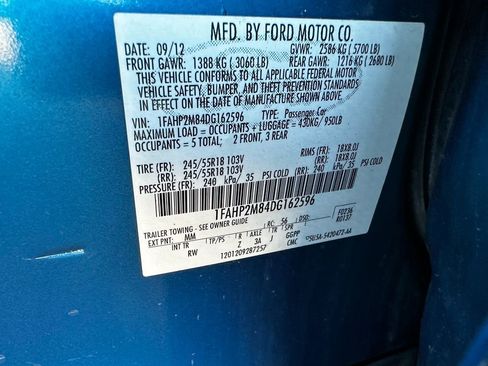 Used 2013 Ford Taurus Police Interceptor AWD image 42