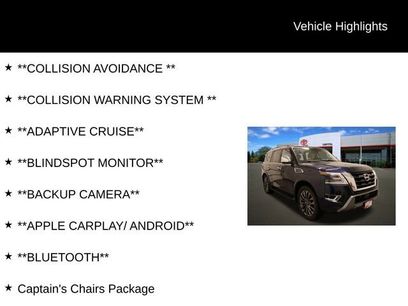Used 2024 Nissan Armada Platinum w/ Captain's Chairs Package